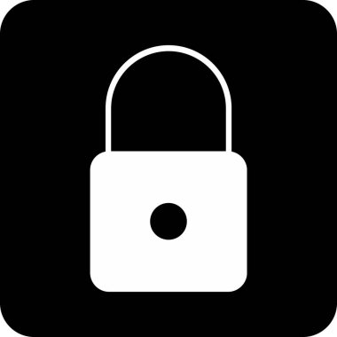 ikon vektör illüstrasyonunu kilitle