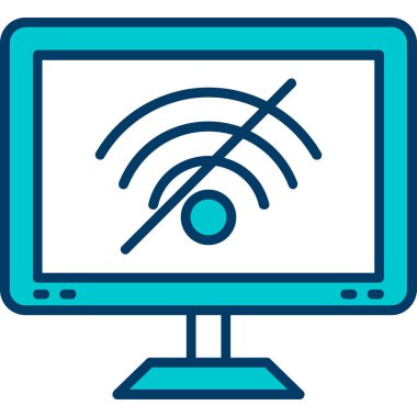 Bilgisayar. Web simgesi basit illüstrasyon