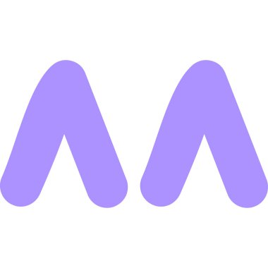 Mor vektör harfi bir simge. İş, web, web, teknoloji ve baskı için yaratıcı simge