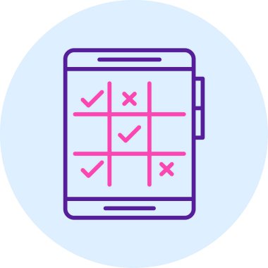 Cep telefonu. Web simgesi basit illüstrasyon