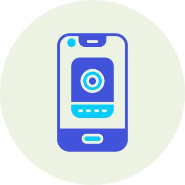 akıllı telefon simgesi vektör illüstrasyonu