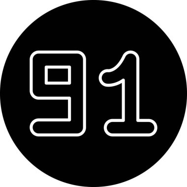 Modern bir simgenin vektör illüstrasyonu