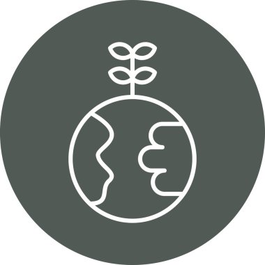 Küresel simge vektör illüstrasyonu