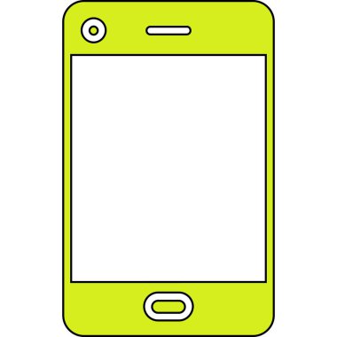 Smartphone Simgesi, vektör illüstrasyonu