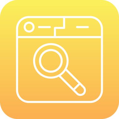 tarayıcı pencere simgesi vektör illüstrasyonu