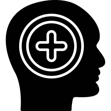 beyin baş vektör simgesi