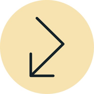 ok vektörü simgesi modern basit illüstrasyon