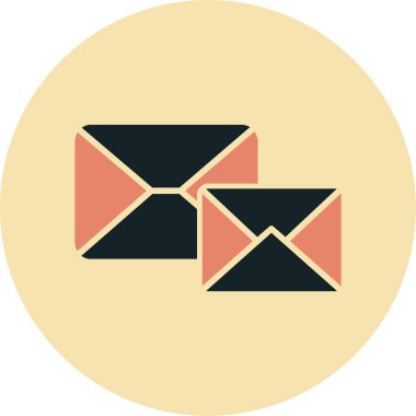 zarf simgesi vektör illüstrasyonu