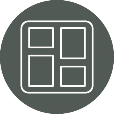 Modern bir simgenin vektör illüstrasyonu