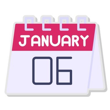 6 Ocak takvim simgesi