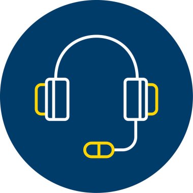 kulaklıklar simge vektörü sembolü