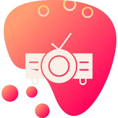 Beyaz arka planda beyaz kan testi ikonu izole edildi. Kan damlası, kan testi. turuncu daire düğmesi.