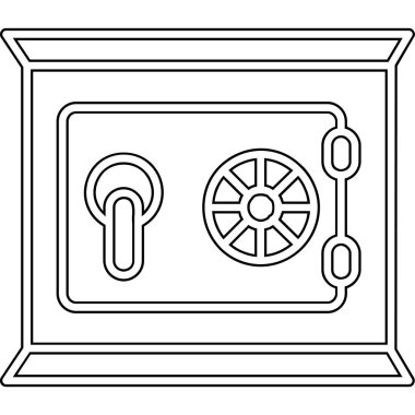 Bozuk paralar izole edilmiş simgelerle güvenli