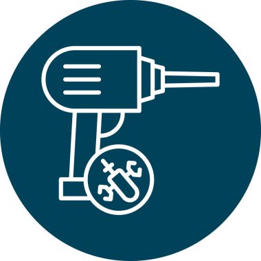 Çekiç. Web simgesi basit tasarım