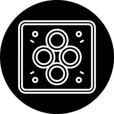 Modern b 'nin vektör illüstrasyonu eksik simgesi