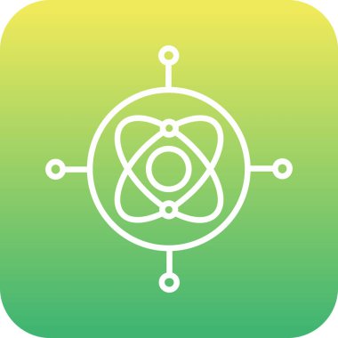 Güzel Bilim vektör satırı simgesi