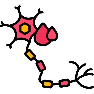 Beyin ikonu. düz tasarım biçimi vektörü