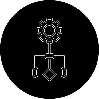 seo modern simgesinin vektör illüstrasyonu