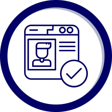 Vektör Takvim Simgesi, vektör illüstrasyonu