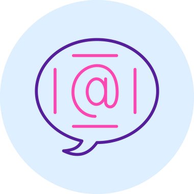 Modern bir simgenin vektör illüstrasyonu