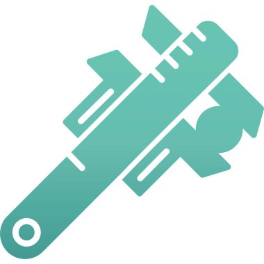 Bir tornavida simgesinin vektör çizimi