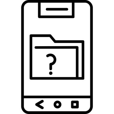 cep telefonu ikonu vektör illüstrasyonu