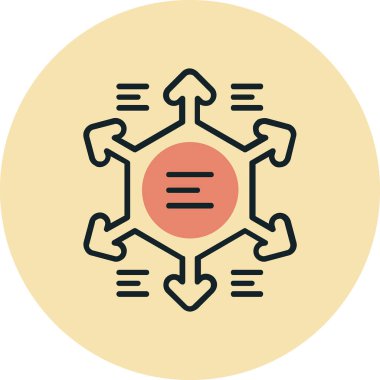 seo modern simgesinin vektör illüstrasyonu