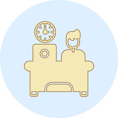 Modern oto tamir simgesinin vektör illüstrasyonu