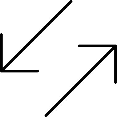 ok aşağı ok simgesi