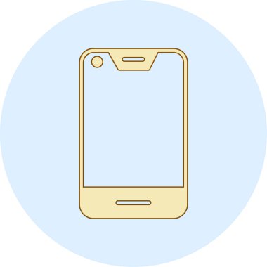 Cep telefonu. Basit tasarım