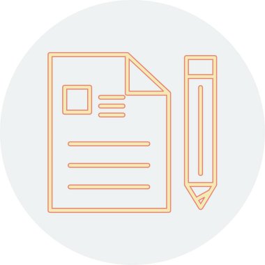 Modern eğitim ikonunun vektör illüstrasyonu