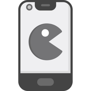 Cep telefonu. Web simgesi basit tasarım