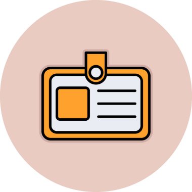 belge simgesi vektör illüstrasyonu