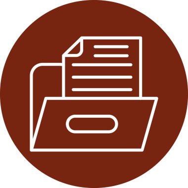 Dosya biçim simgesinin vektör illüstrasyonu