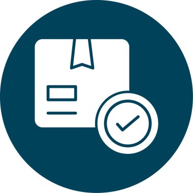 Onaylanmış web simgesi, vektör illüstrasyonu