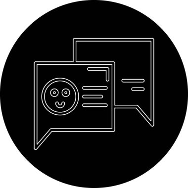 konuşma kabarcığı vektör çizimi