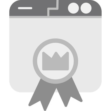 rozet vektör simgesi