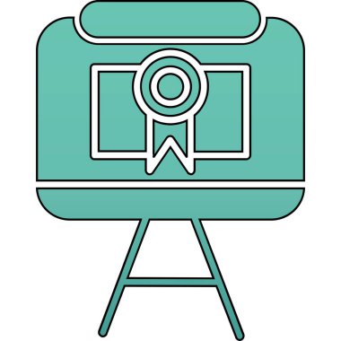 vektör lcd simgesi illüstrasyonu