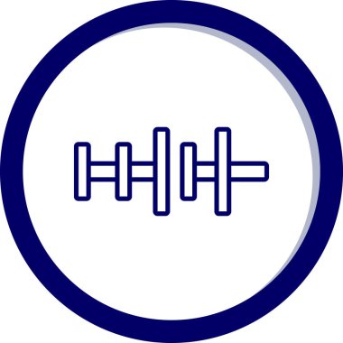 Modern b 'nin vektör illüstrasyonu simge zilinden yoksun