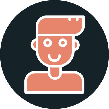 Bir adamın vektör illüstrasyonu