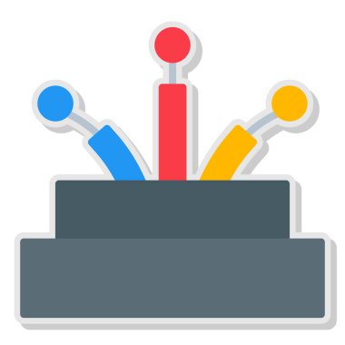 Modern simgenin vektör illüstrasyonu