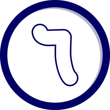 Dişçi. Web simgesi basit illüstrasyon