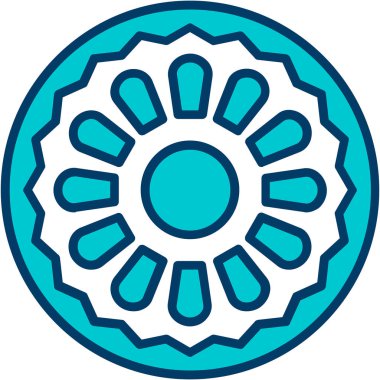 Güzel çiçek. Web simgesi