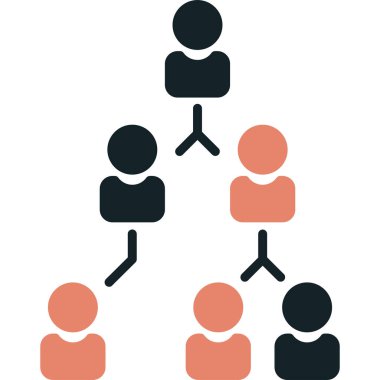 iş takımı düz vektör simgesi