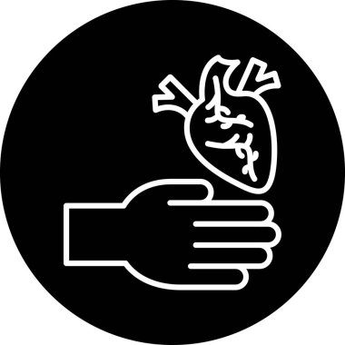 vektör çizim insan el simgesi