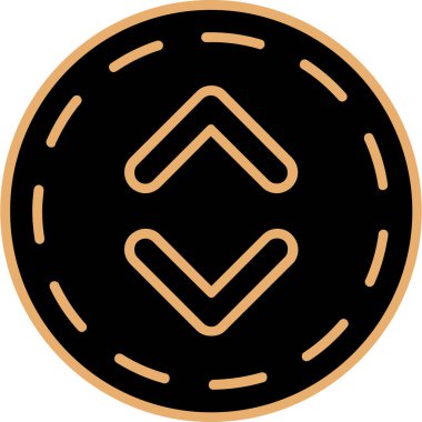 Bozuk para. Web simgesi basit illüstrasyon