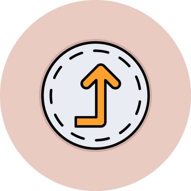 ok simgesi vektör illüstrasyonu