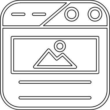 Web tasarım vektörü simgesi