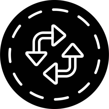 Ok vektör simgesini tazele