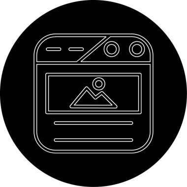 seo modern simgesinin vektör illüstrasyonu